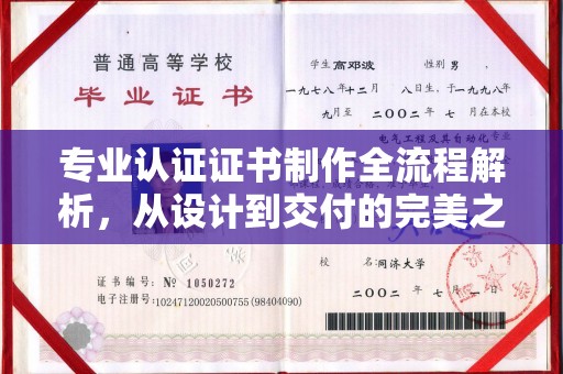 源城专业认证证书制作全流程解析，从设计到交付的完美之旅